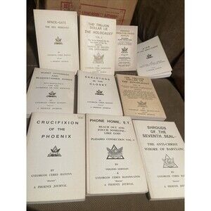 10 Volumes Phoenix Journal Conspiracy Books ￼“Trillion Dollar Lie” History War